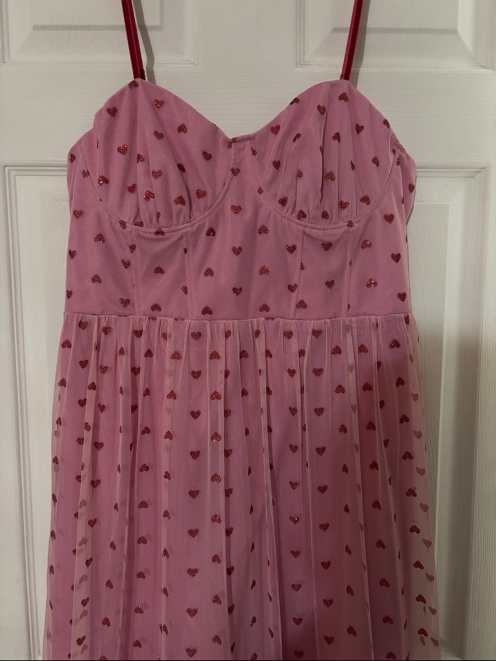Betsey Johnson pink heart dress - Picture 2 of 5